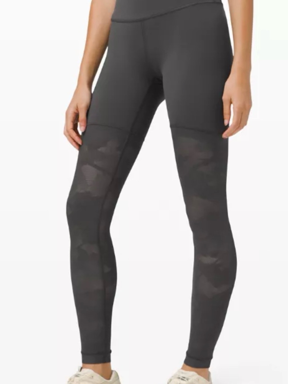 lululemon athletica align Black High-Waist Mesh Panel leggings size 4